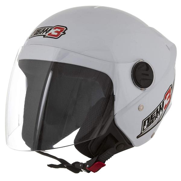 CAPACETE NEW LIBERTY THREE 58 BRANCO PROTORK