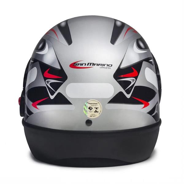 CAPACETE SAN MARINO 58 PRATA