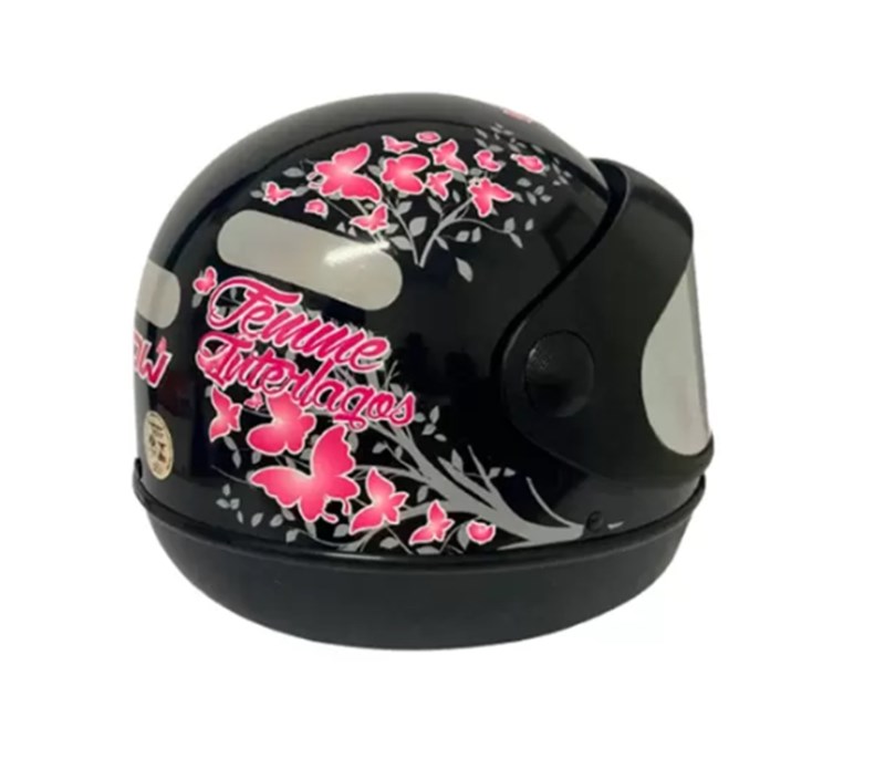 CAPACETE GOW INTERLAGOS 56 PRETO FEMME
