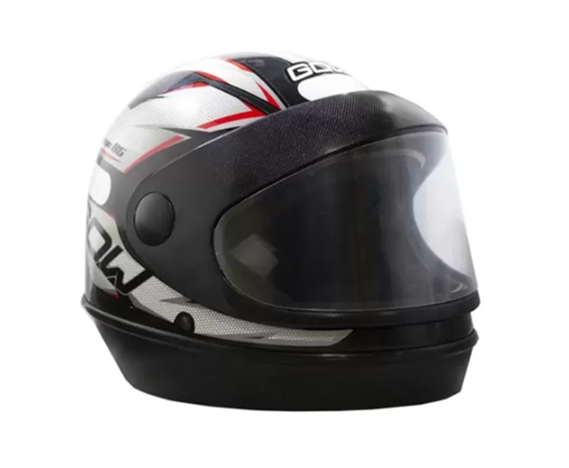 CAPACETE GOW INTERLAGOS 58 PRETO PRATA