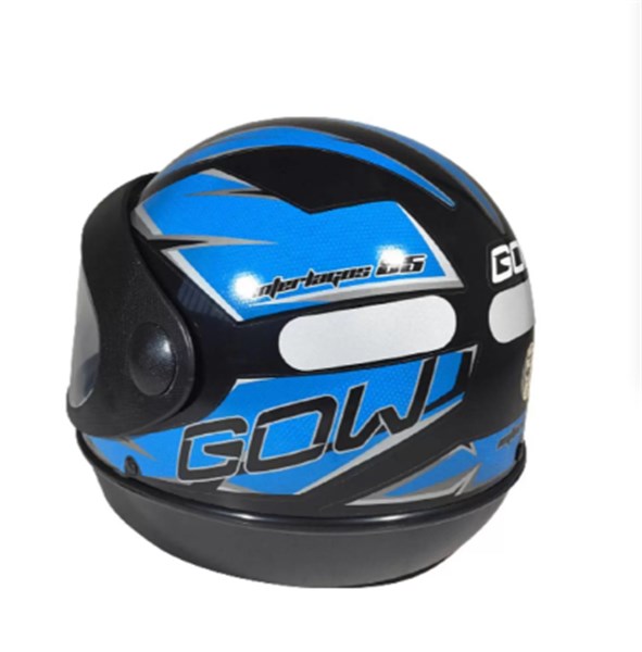 CAPACETE GOW INTERLAGOS 58 PRETO AZUL