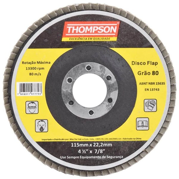 DISCO LIXA FLAP 4 1/2 120 NORTON