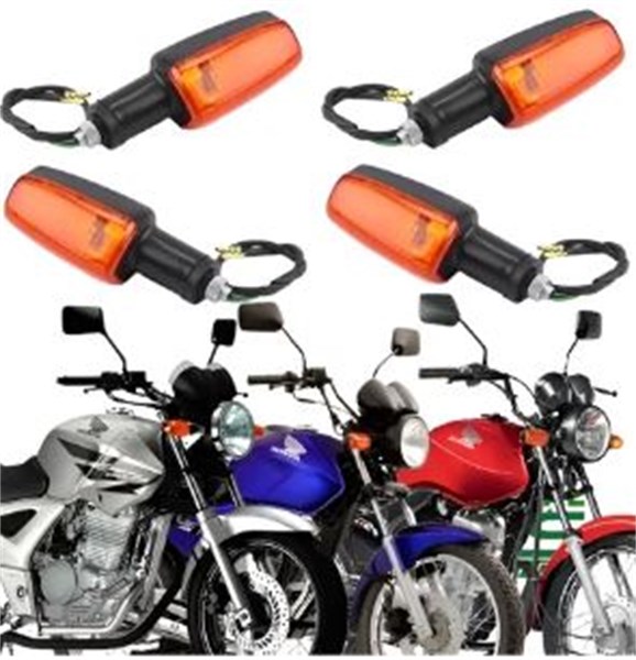 PISCA MINI TITAN 2000 150 TWISTER CB 300 LARANJA VALPLAS