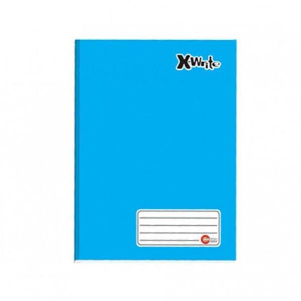 CADERNO BROCHURA 1/4 C.DURA 48FLS.AZUL PCT/10 MAXIMA