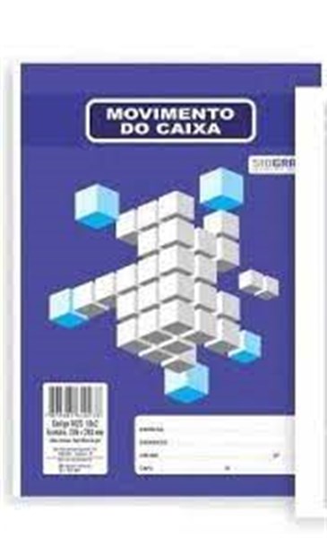 LIVRO MOVIMENTO CAIXA 1/4 100FLS. 144X208 SID GRAPH 4022 UNID.