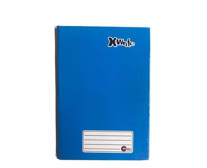 CADERNO BROCHURA 1/4 C.DURA 48FLS.AZUL MAXIMA UNID.