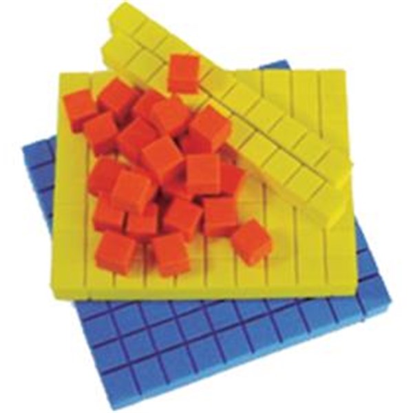 BRINQUEDO PEDAGOGICO EVA MATERIAL DOURADO 12X12CM 10MM 3PCS EVAMAX