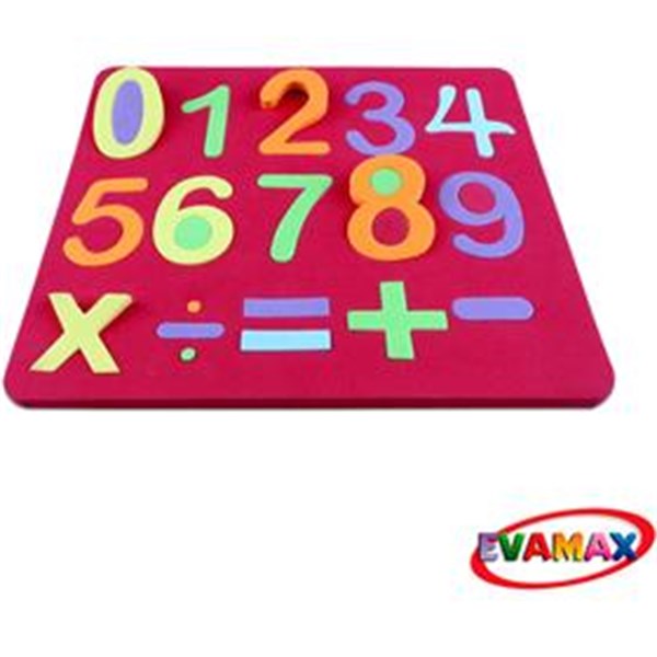 BRINQUEDO PEDAGOGICO EVA NUMERICA 15PCS EVAMAX