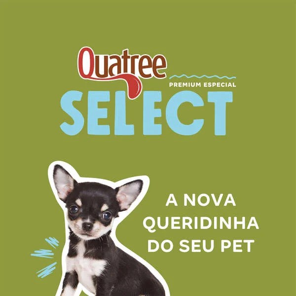 Quatree Select Cães Filhotes Raças Pequenas 10.1KG
