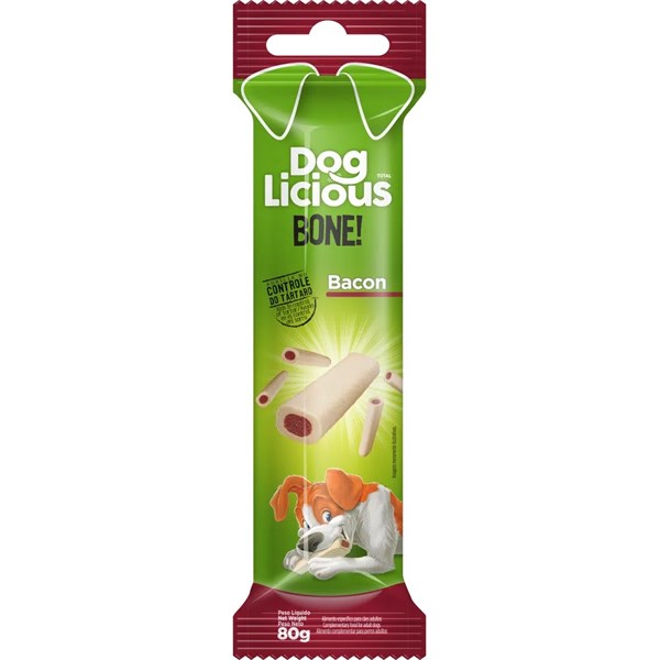 Dog Licious Bone Bacon 80g