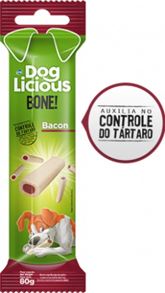 Dog Licious Bone Bacon 80g