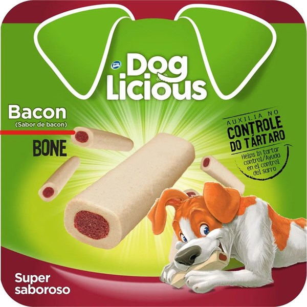 Dog Licious Bone Bacon 80g
