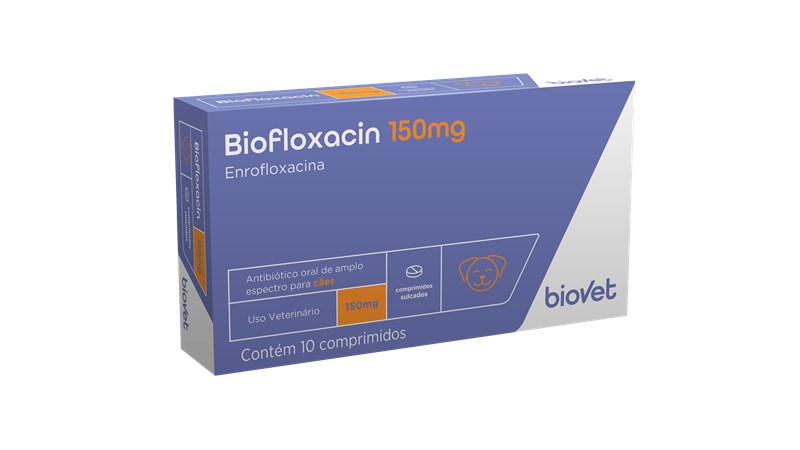 Biofloxacin 150 mg - 10 comprimidos