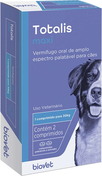 Totalis Maxi 30kg - 2 Comprimidos
