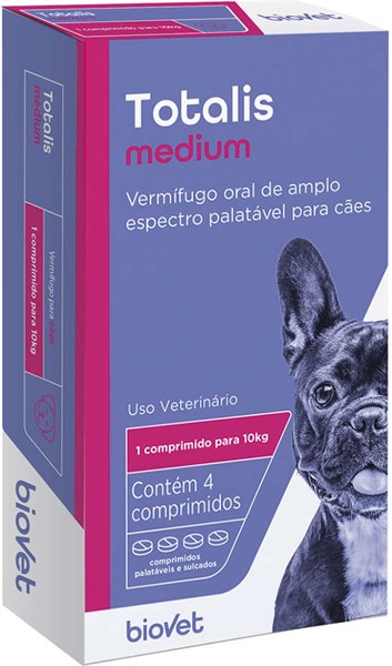 Totalis Medium 10kg - 4 Comprimidos