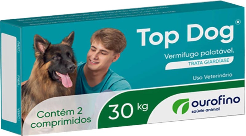 Top Dog 30kg - 2 Comprimidos