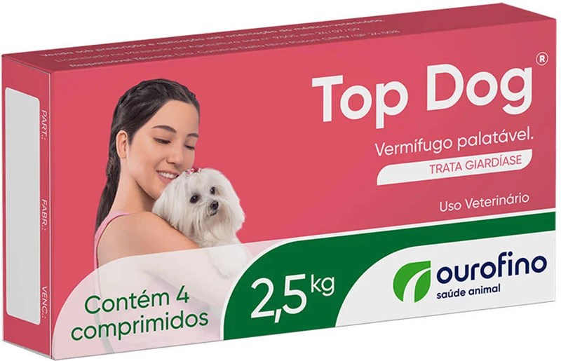 Top Dog 2,5kg - 4 Comprimidos