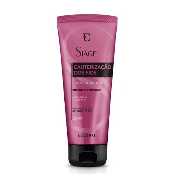 KIT EUDORA SIAGE CAUTERIZAÇAO DOS FIOS SHAMPOO 250ML + CONDICIONADOR 200ML