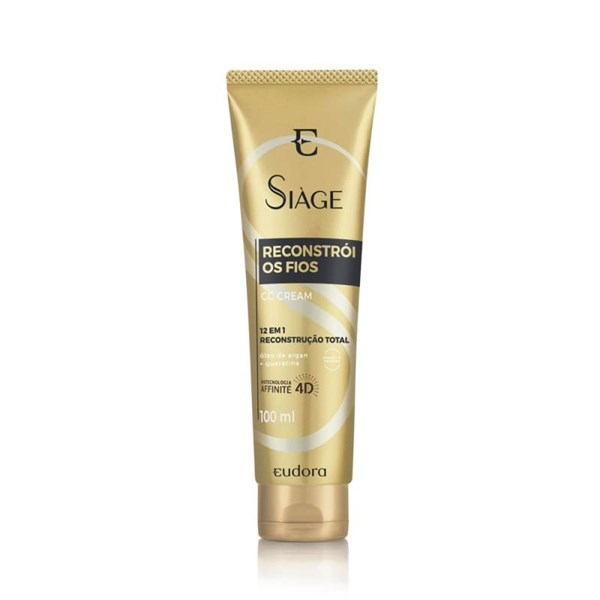 EUDORA  SIAGE RECONSTROI OS FIOS CC CREAM 100ML