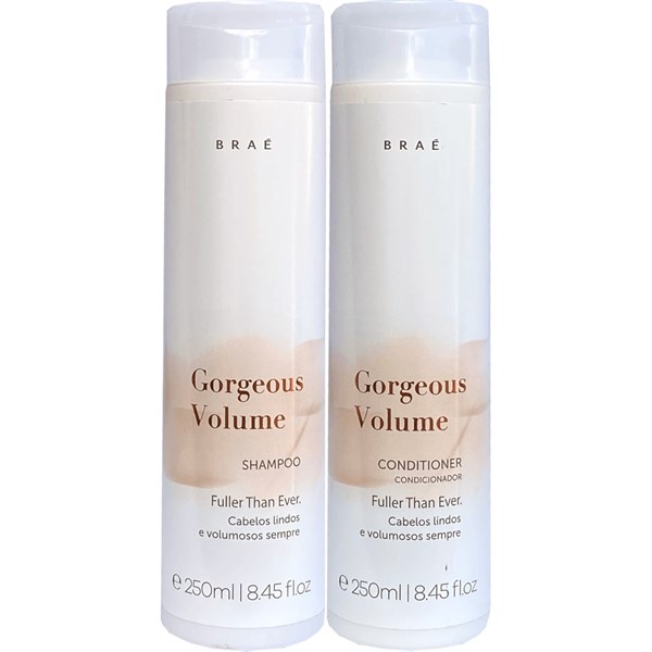 BRAE GORGEOUS VOLUME SHAMPOO 250ML + CONDICIONADOR 250ML