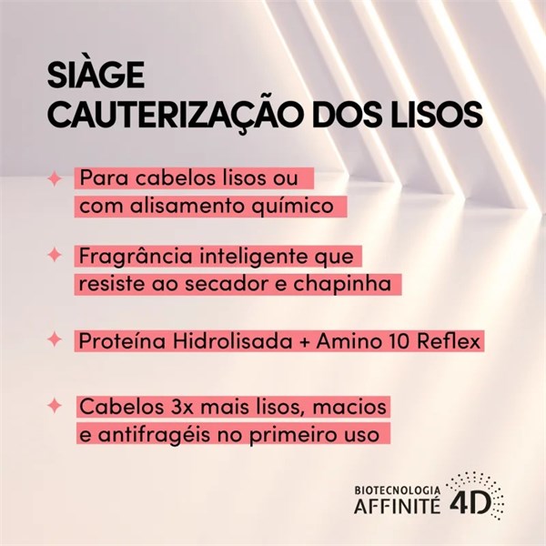 EUDORA SIAGE CAUTERIZACAO DOS LISOS SHAMPOO 250ML