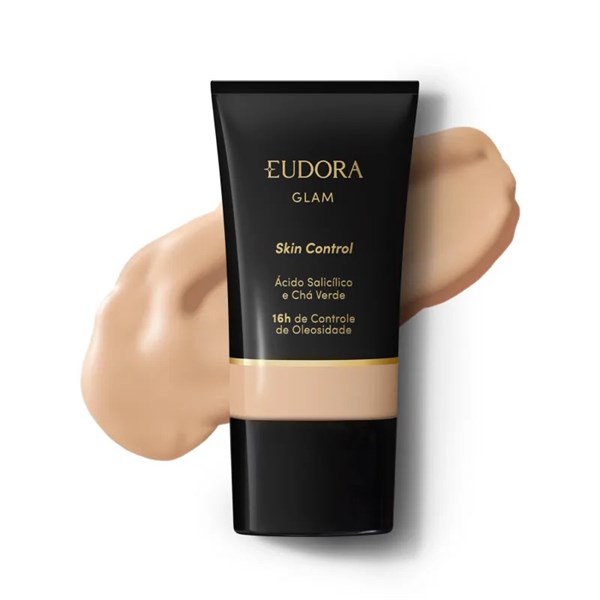 EUDORA GLAM BASE LIQUIDA SKIN CONTROL EFEITO MATE COR 00 30ML