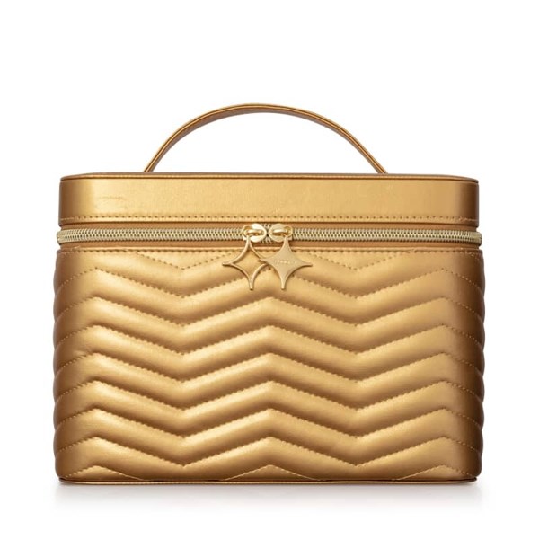 EUDORA GLAM MALETA PARA MAQUIAGEM DOURADA