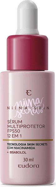 EUDORA NIINA SKIN SERUM MULTIPROTETOR FPS 50 12 EM 1 30ML