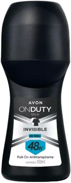 AVON DESODORANTE ROLL ON MASC ONDUTY INVISIBLE 50ML