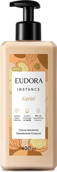 EUDORA INSTANCE HIDRATANTE CORPORAL  KARITE 400ML