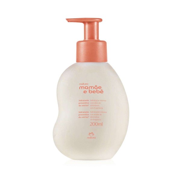 NATURA MAMAE E BEBE HIDRATANTE COM OLEO DE AMENDOAS PARA GESTANTE PREVENTIVO DE ESTRIAS 200ML