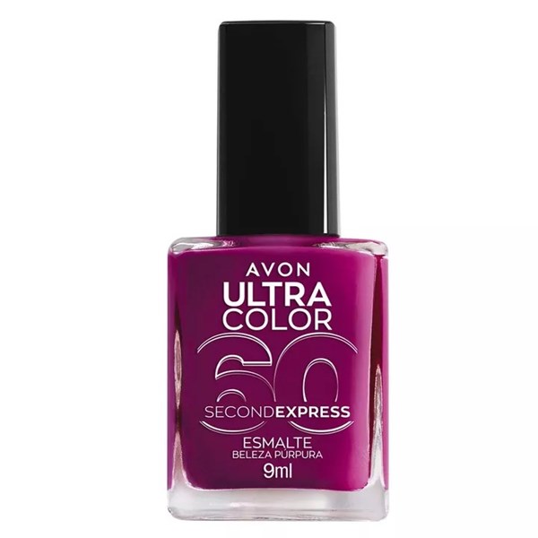 AVON ESMALTE ULTRA COLOR 60 SEG BELEZA PURPURA 10ML