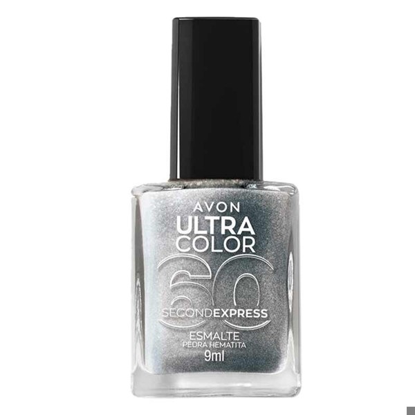 AVON ESMALTE ULTRA COLOR 60 SEG PEDRA HEMATITA 10ML