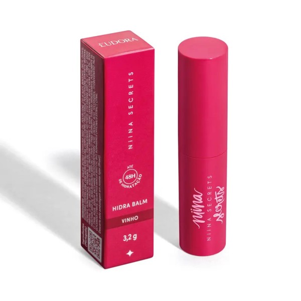 EUDORA NIINA SECRETS HIDRA BALM LABIAL VINHO 3,2G