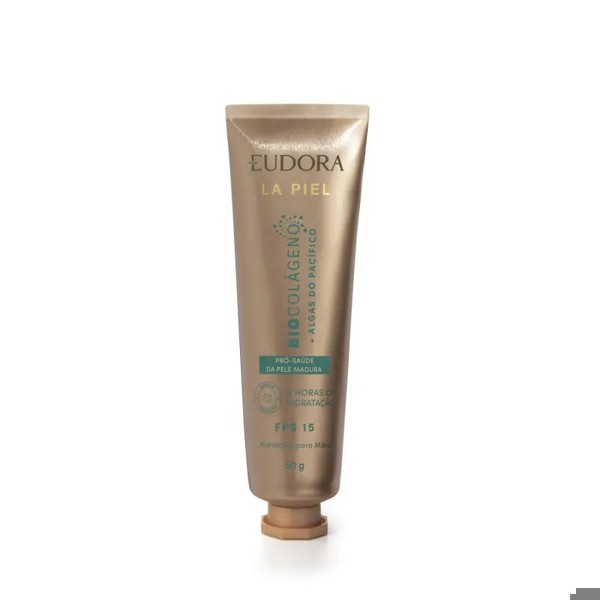EUDORA LA PIEL BIOCOLAGENO ALGAS DO PACIFICO HIDRATANTE PARA MAOS FPS15 50G