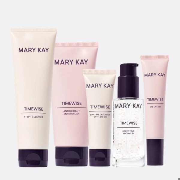MARY KAY TIMEWISE 3D SISTEMA AVANCADO KIT SKINCARE 5 PRODUTOS