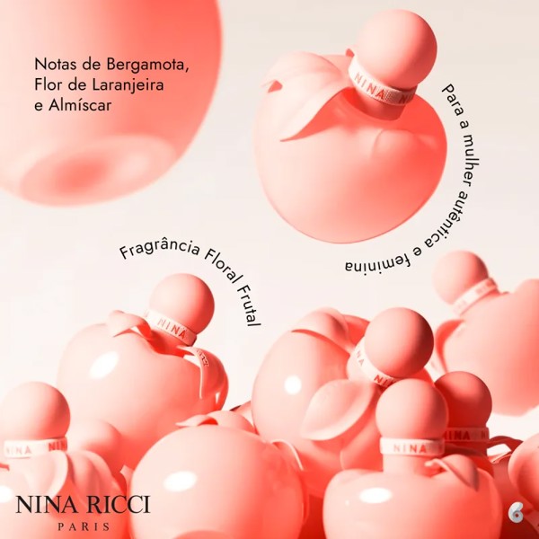 IMPORT NINA RICCI ROSE EAU DE TOILETTE 50ML