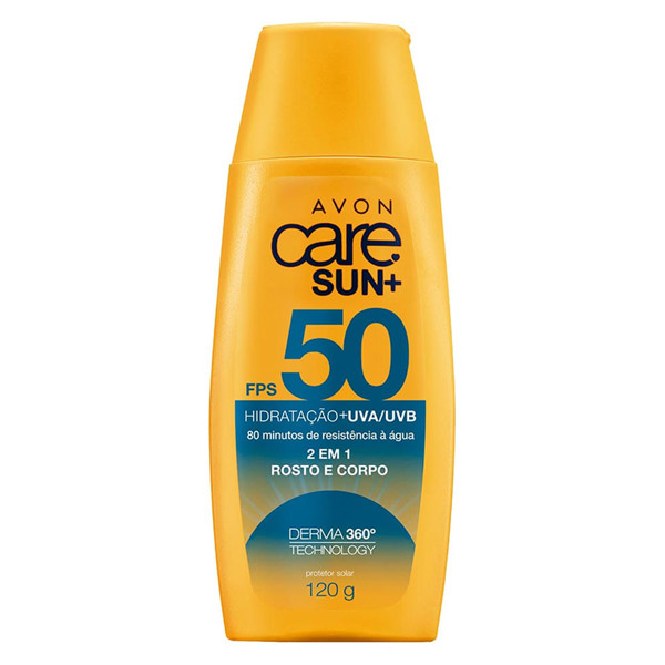 AVON SUN PROTETOR SOLAR ROSTO E CORPO 50FPS 120G