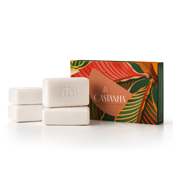 NATURA EKOS SABONETE EM BARRA CASTANHA C/4 100G
