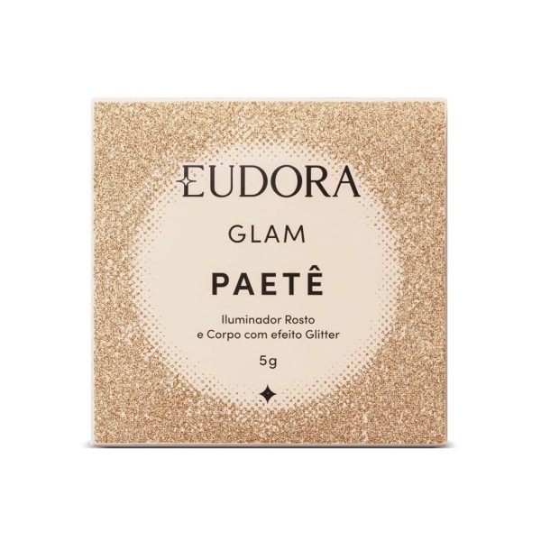 EUDORA PAETE ILUMINADOR ROSTO E CORPO COM EFEITO GLITTER 5G