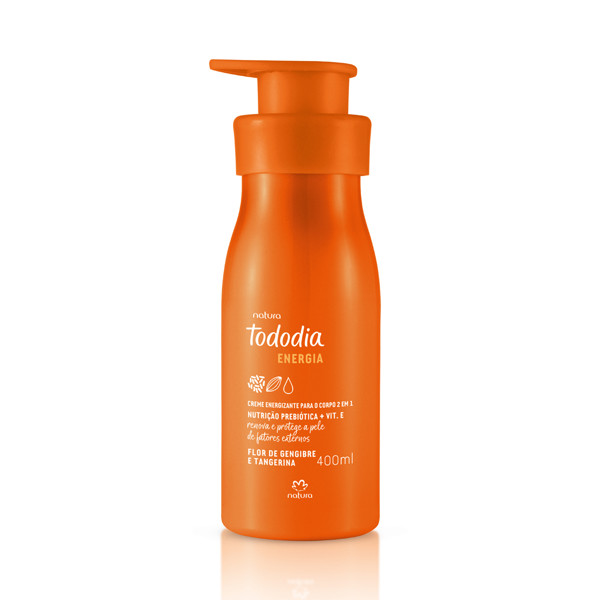 NATURA TODODIA ENERGIA FLOR DE GENGIBRE E TANGERINA HIDRATANTE CORPORAL 400ML