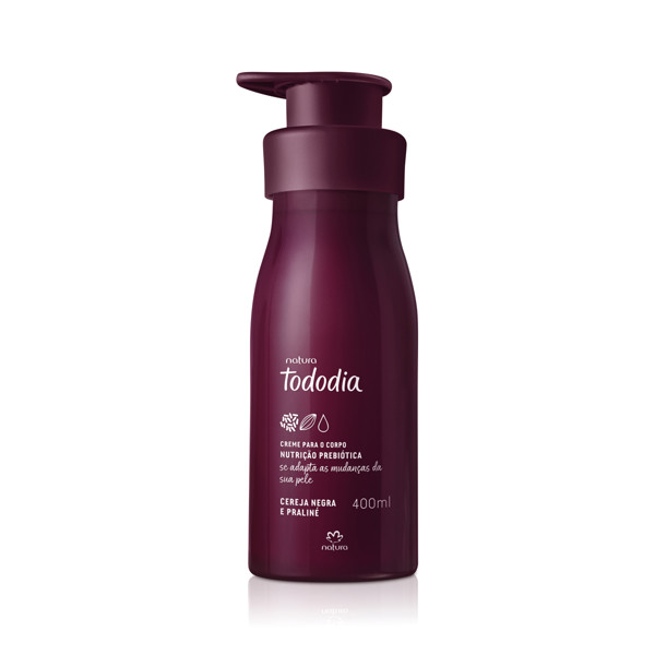 NATURA TODODIA HIDRATANTE CORPORAL CEREJA NEGRA E PRALINE 400ML