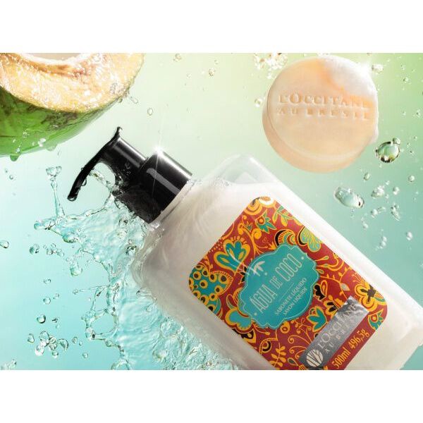 LOCCITANE AU BRESIL AGUA DE COCO SABONETE LIQUIDO CORPO E MAOS 500ML