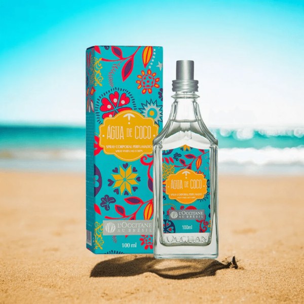 LOCCITANE AU BRESIL AGUA DE COCO DEO COLONIA CORPORAL PERFUMADO 100ML