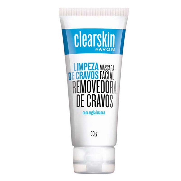 AVON CLEARSKIN MASCARA ARGILA BRANCA REMOVEDORA DE CRAVOS