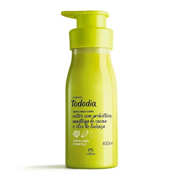 NATURA TODODIA HIDRATANTE CORPORAL CAPIM LIMAO E HORTELA 400ML