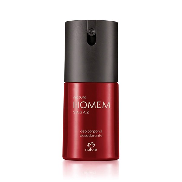 NATURA DESODORANTE CORPORAL SPRAY MASCULINO HOMEM SAGAZ 100ML
