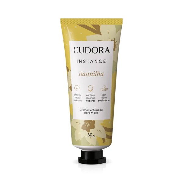 EUDORA INSTANCE CREME PARA AS MAOS BAUNILHA 30G