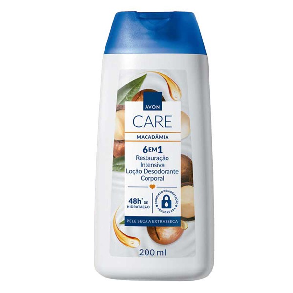 AVON CARE HIDRATANTE CORPORAL MACADAMIA 6 EM 1 200ML