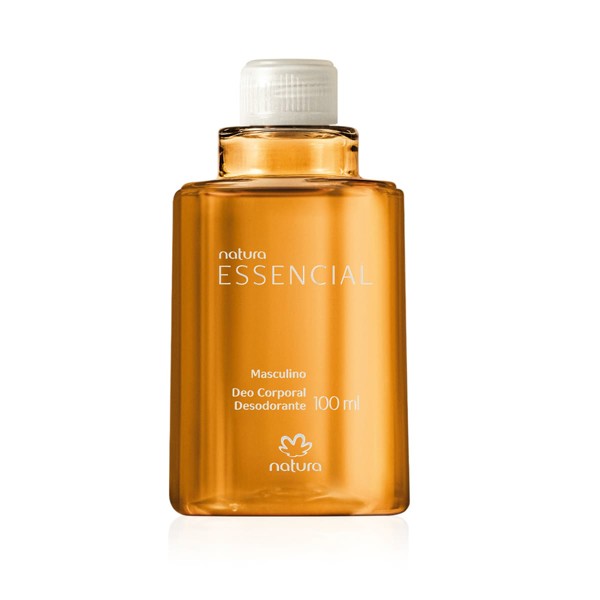 NATURA DESODORANTE CORPORAL SPRAY MASCULINO ESSENCIAL REFIL 100ML